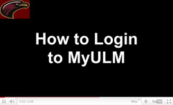 How to login to MyULM How to login to MyULM