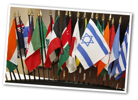 international flags photo of various country flags