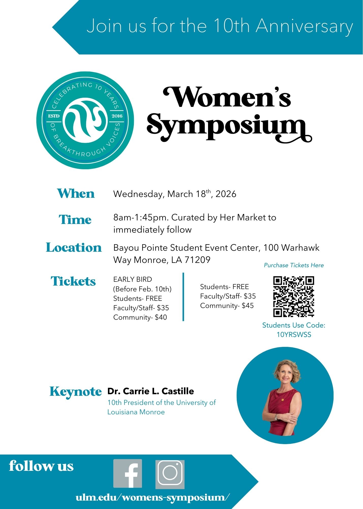 Women's Symposium 2026 Schedule