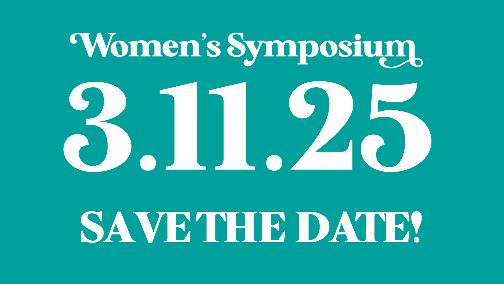 Women's Symposium STD