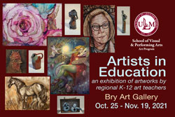 "artists in education" postcard front