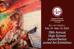 29th annual high school exhibition postcard front