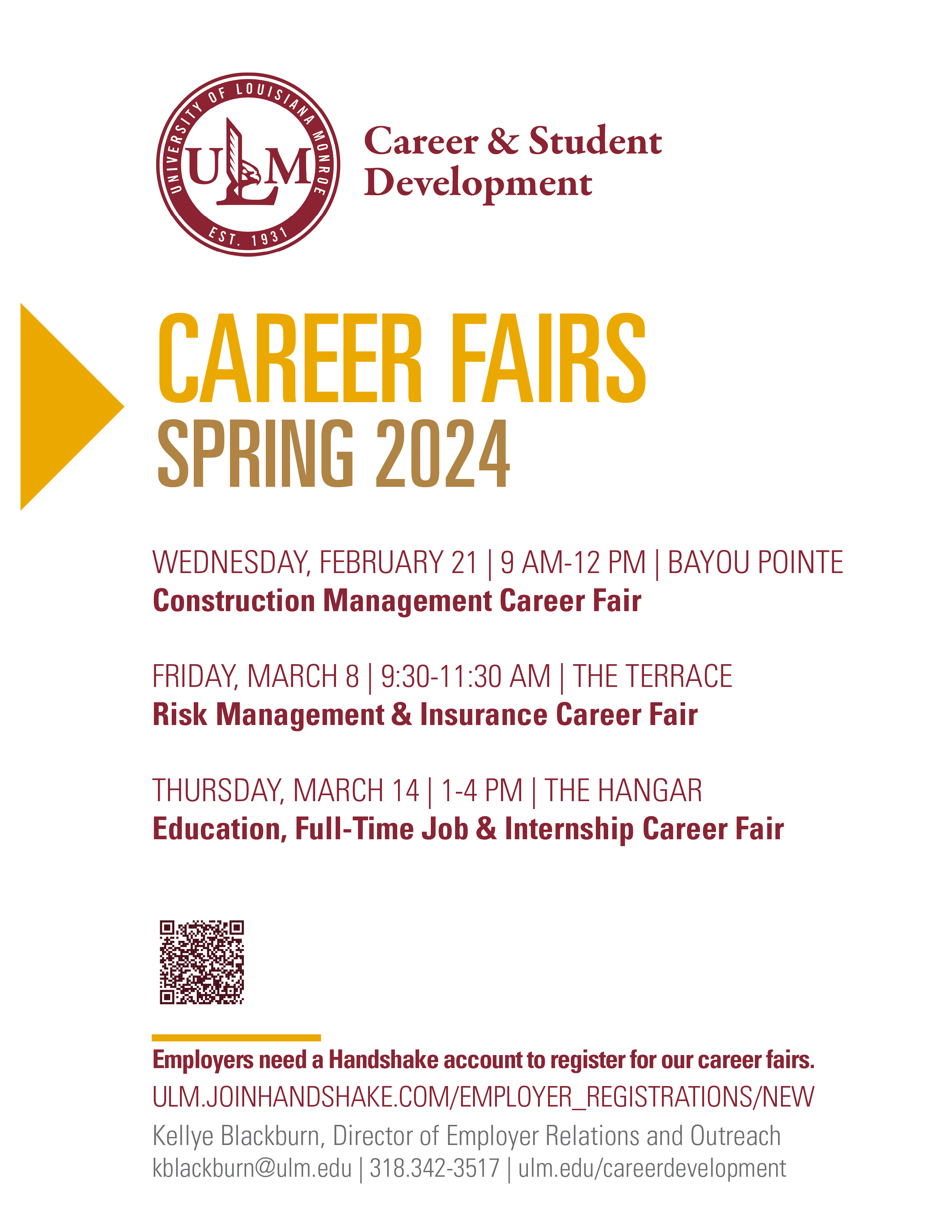 Career Events | ULM University of Louisiana at Monroe