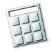 graphic icon of calculator