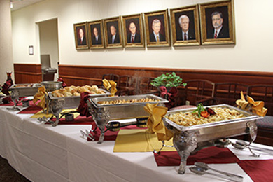 image of catering set up