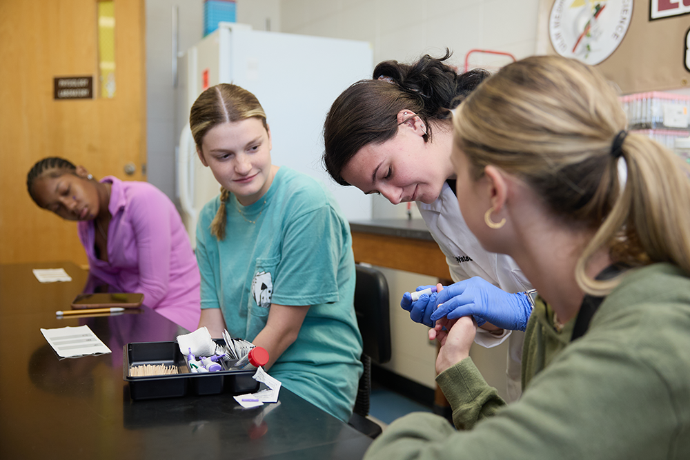 Student in Lab