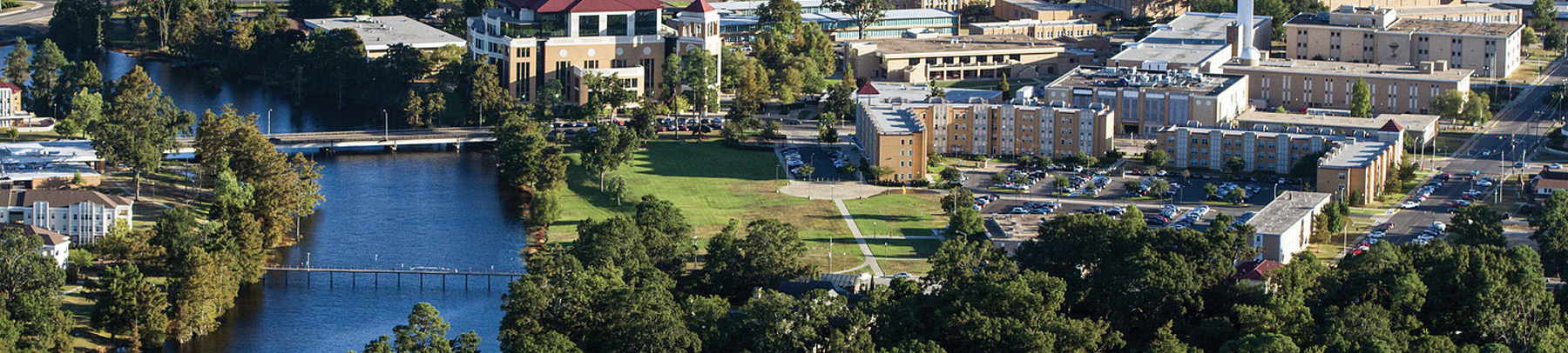 aerial view of campus