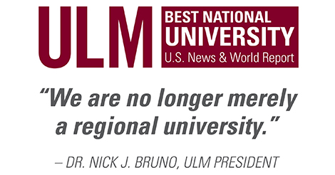 Dr. Bruno "We are no longer merely a regional university"