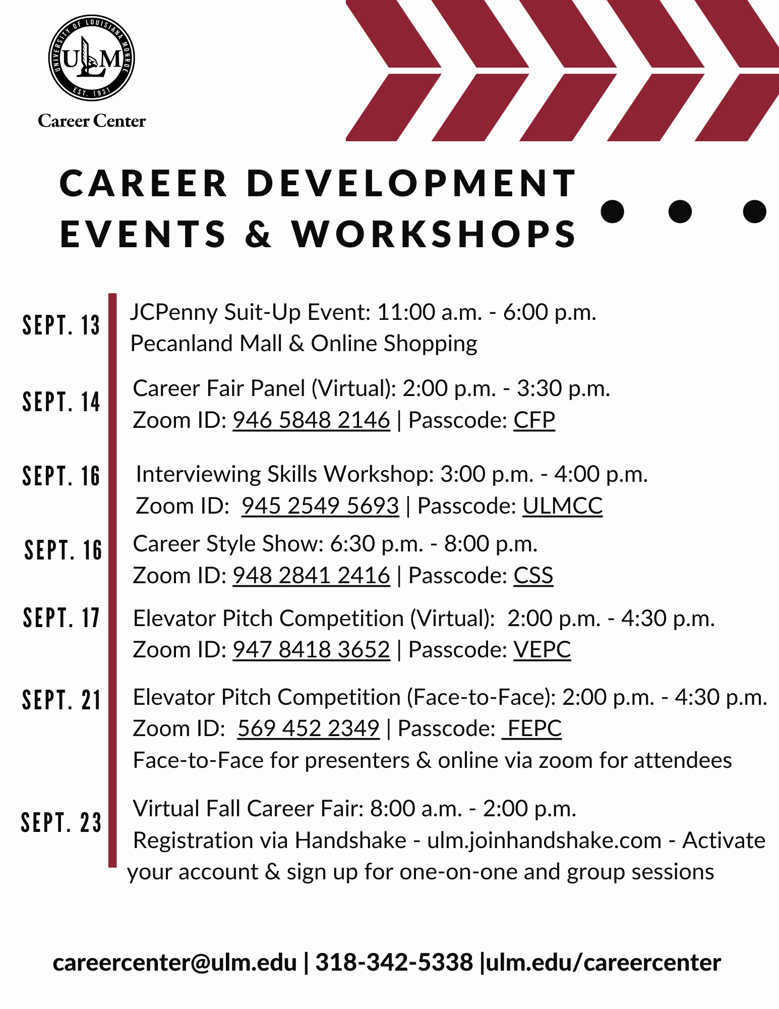 Career development month events
