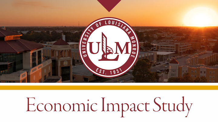 ULM logo with words "Economic Impact Study"