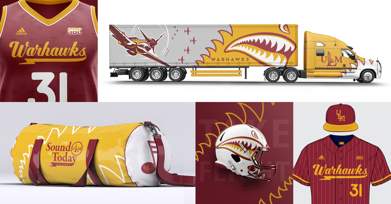 A collection of uniform and other design concepts. 