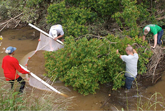 Photo of water sampling