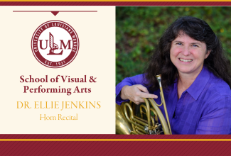 ULM School of Visual and Performing Arts to host guest artist Ellie Jenkins