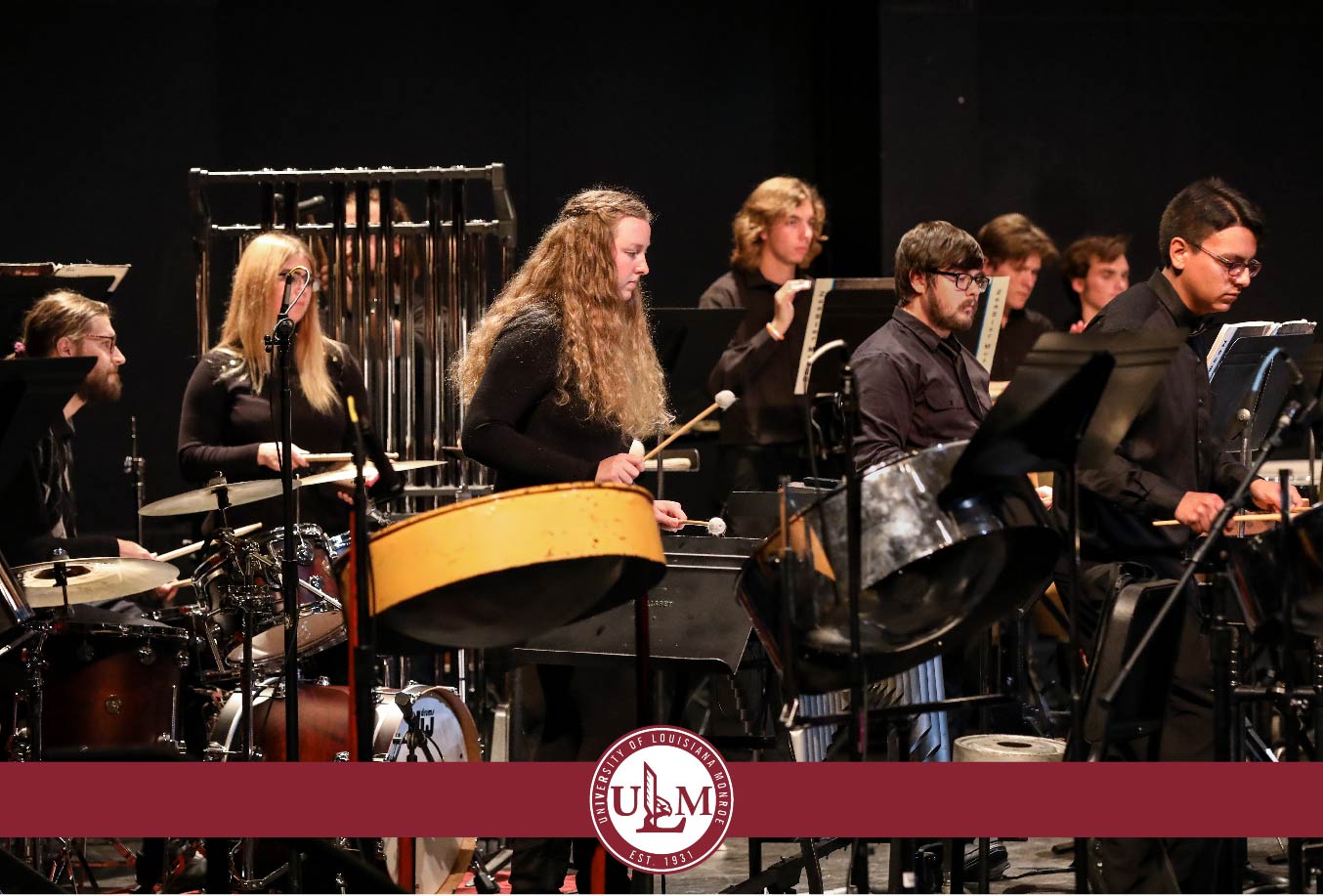 ULM Percussion Ensemble and Bayou Steel to present concert on Nov. 11