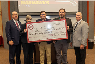 ULM School of Construction Management receives $275K from La. Contractors