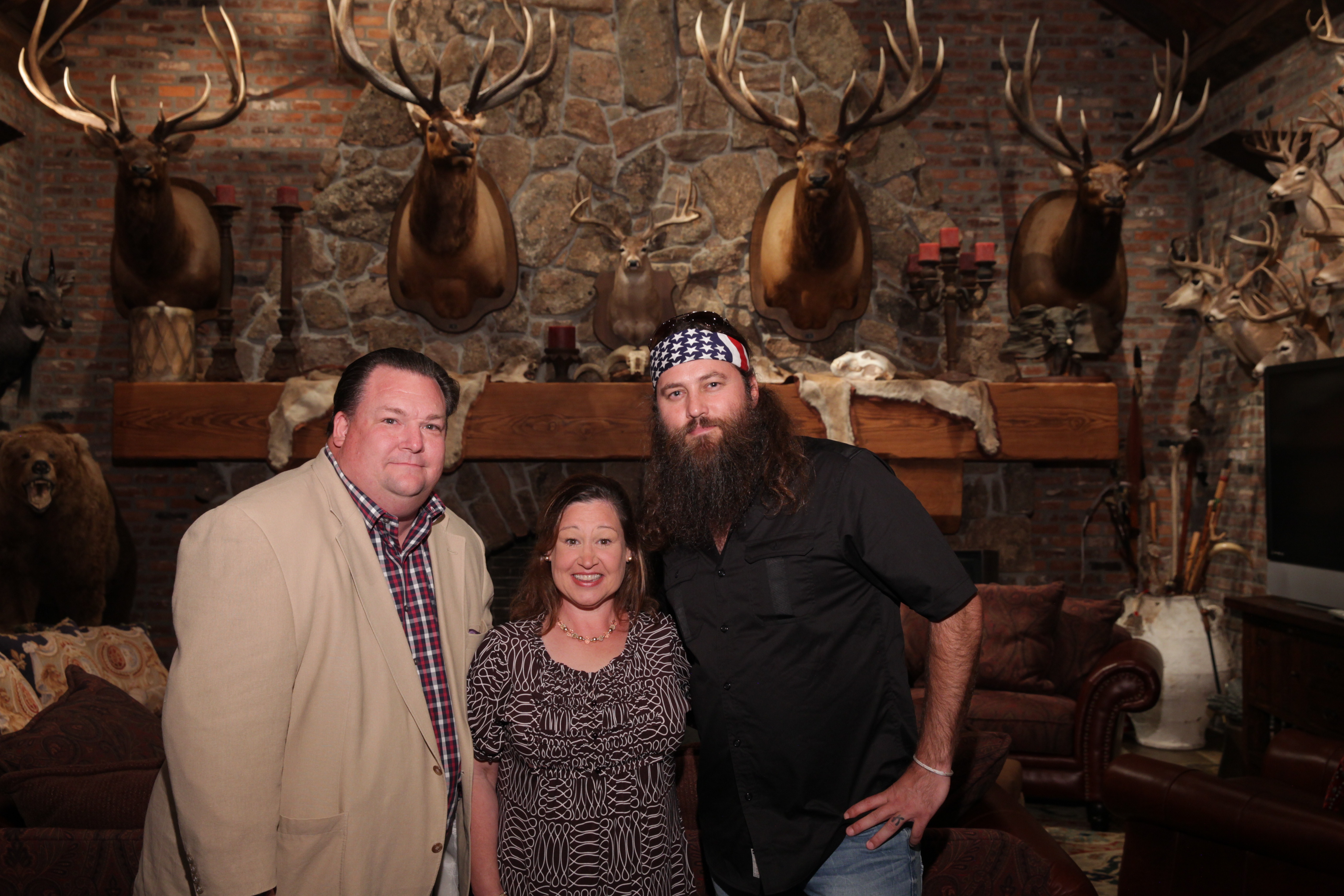 Dr. Sutherlin with Willie Robertson (Duck Dynasty)