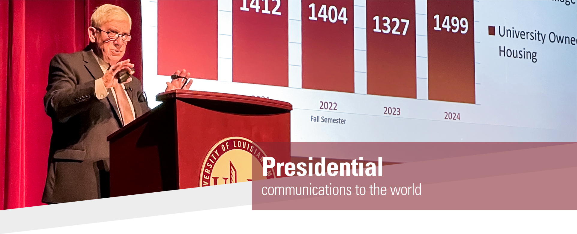 Welcome to the Presidential Communications