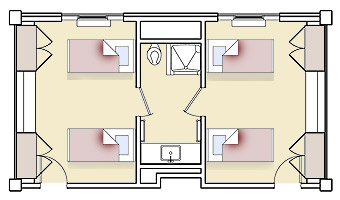 Ouachita Hall Floorplan