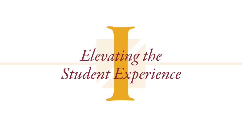 Pillar I - Elevating the Student Experience