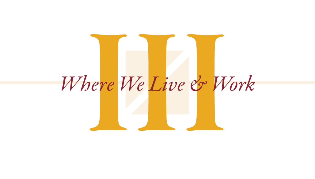 Pillar III - Where We Live & Work