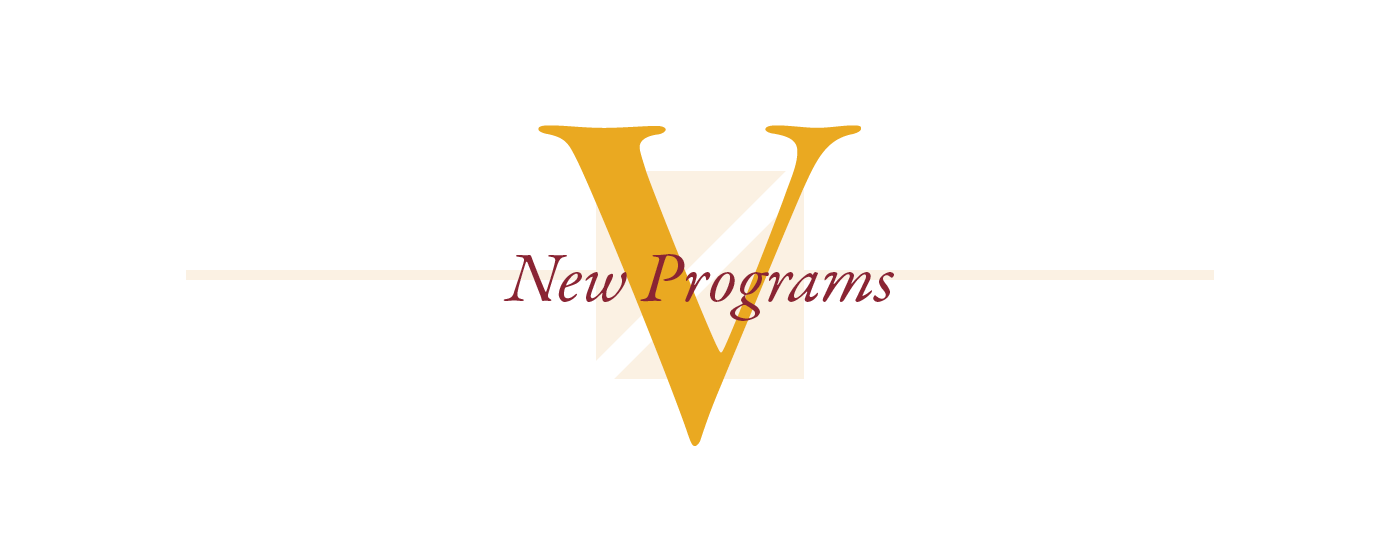 Pillar V - New Programs